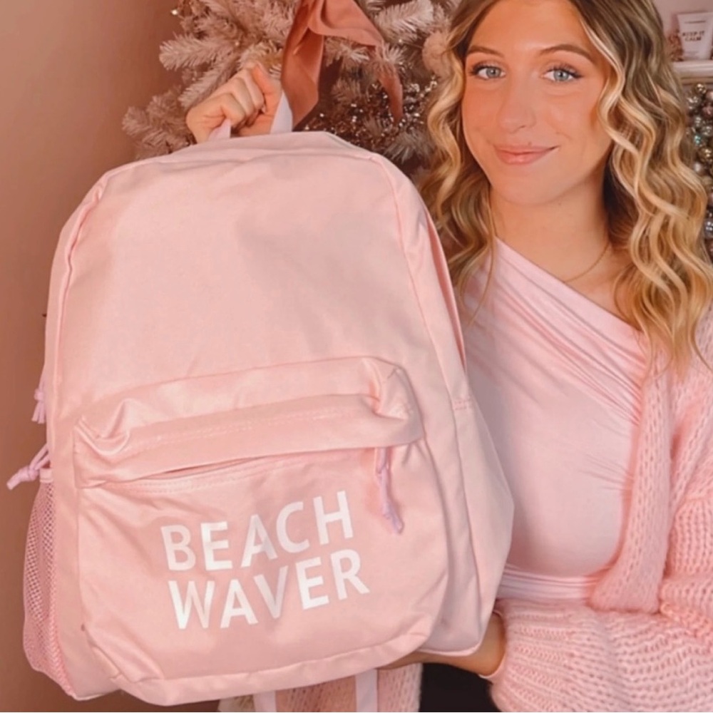 Beachwaver Large Pink Backpack MSRP $40